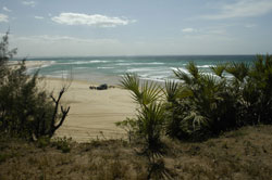 Barra lighthouse camping Mozambique