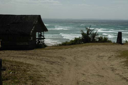 Barra lighthouse camping Mozambique