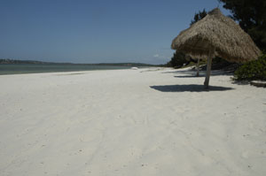 View over Lagoon from Praia do Sol Beline Mozambique