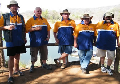 Experienced fishing guides Nhenda camp Mozambique
