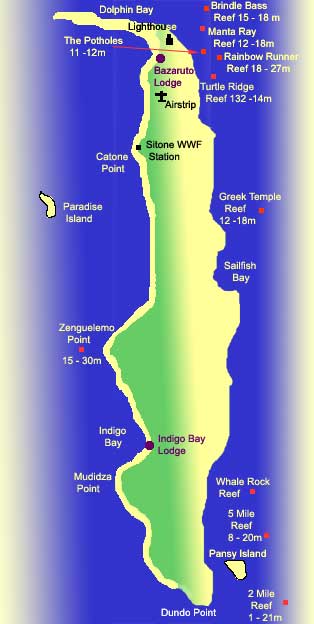 Inhambane dive sites, Mozambique