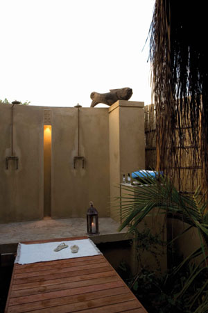 Outside shower