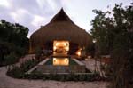 Villa at night