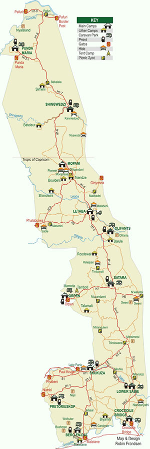 Kruger National Park Map